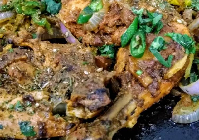 Tawa chicken... Delicious recipe