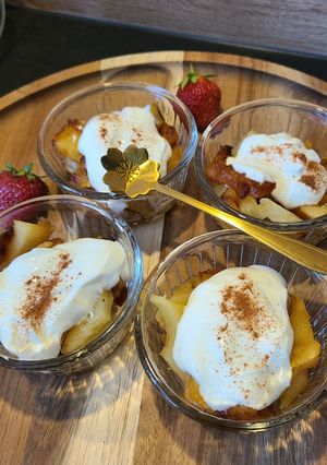 Une photo de Coupes ananas rôtis au miel