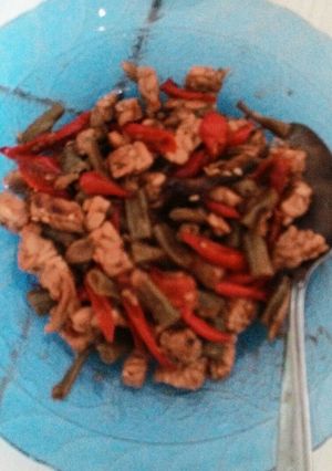 Foto resep Oseng tempe kacang panjang ndeso