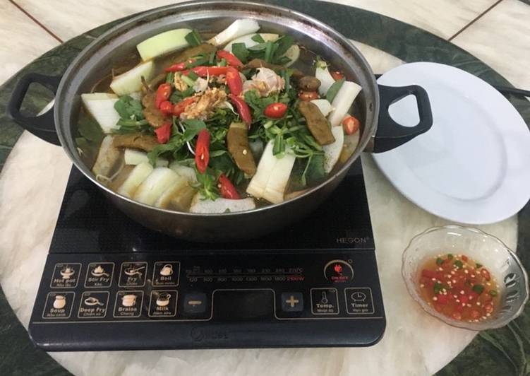 How to Make Favorite Lẩu canh chua cá bớp