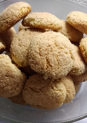 Una foto de Galletitas de limón, vainilla y coco