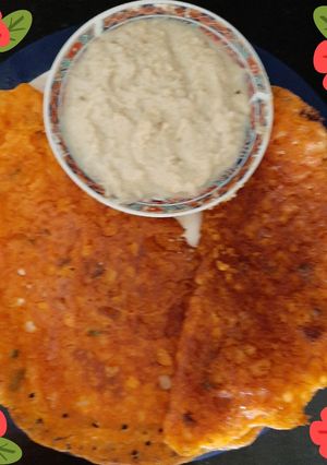 A picture of Tomato Rava Dosa.