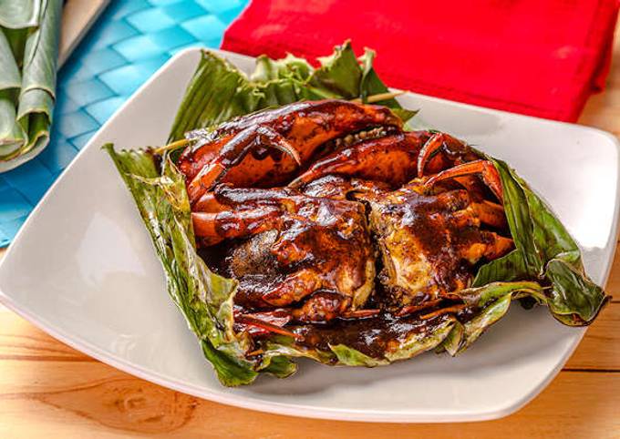 Resep Kepiting Bakar Lada Hitam