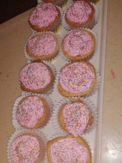 Una foto de Cupcake con merengue