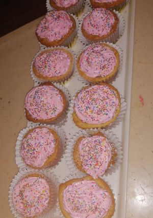 Una foto de Cupcake con merengue