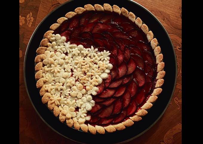 Crostata di susine con doppia cottura 🌷