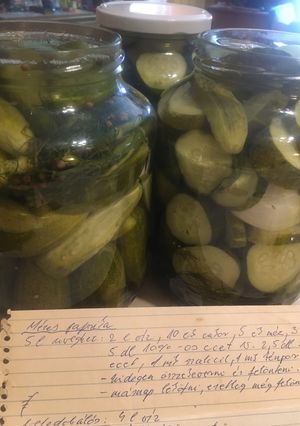 Mézes uborka Anyósomtól recept fotója