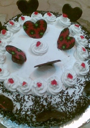 صورة لوصفة طريقة عمل كيكة عيد الميلاد