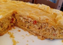 Tarta de pollo 🍗❤️