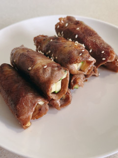櫛瓜豬肉捲 的食譜成品照片