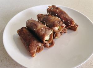 櫛瓜豬肉捲 的食譜成品照片