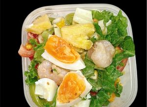 Hình của món Salad tôm bóc nõn - #healthy.