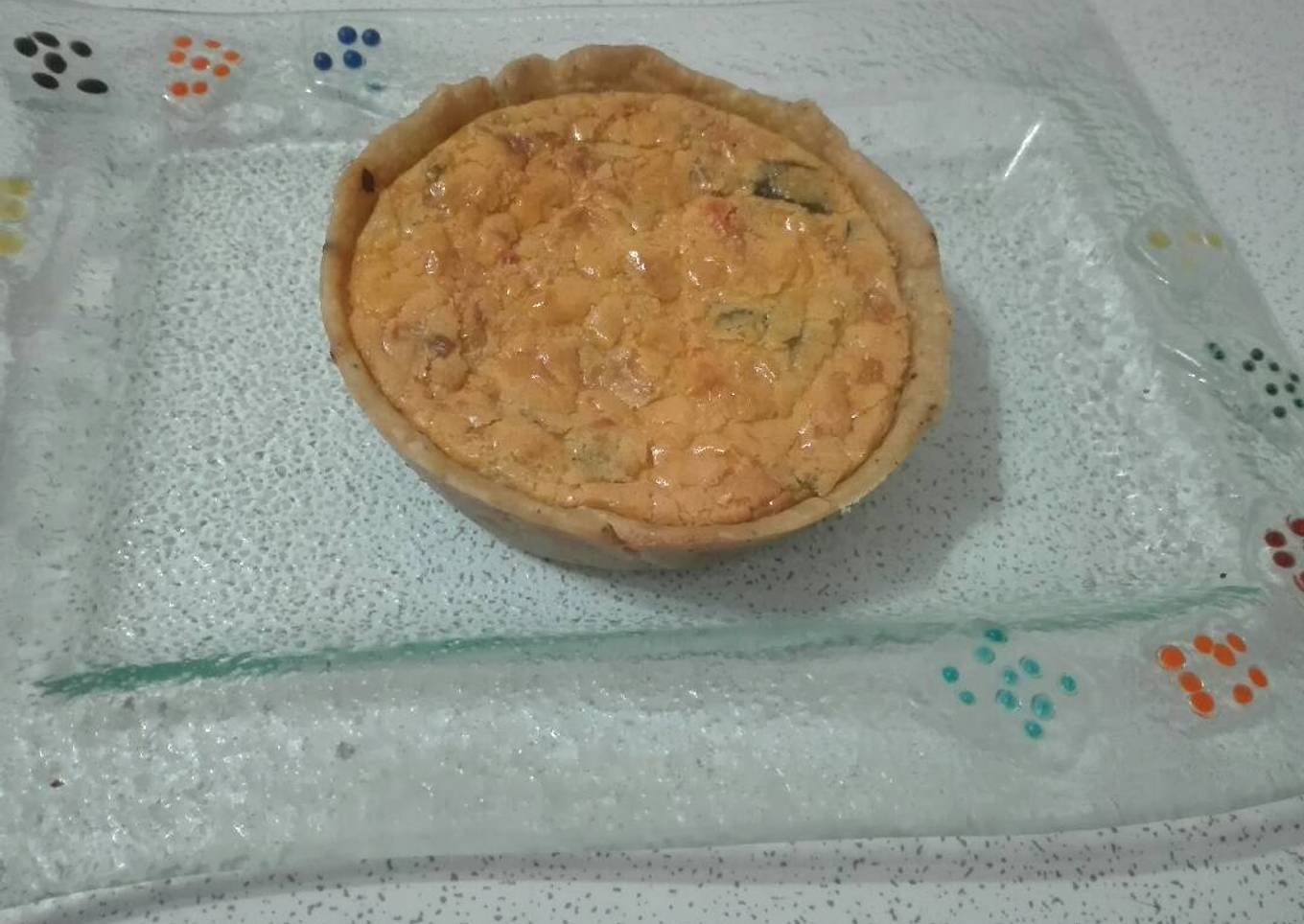 Tarteletas de ajíes morrones, sopa crema calabaza