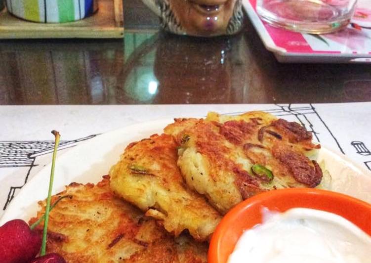 Cheese potato rosti