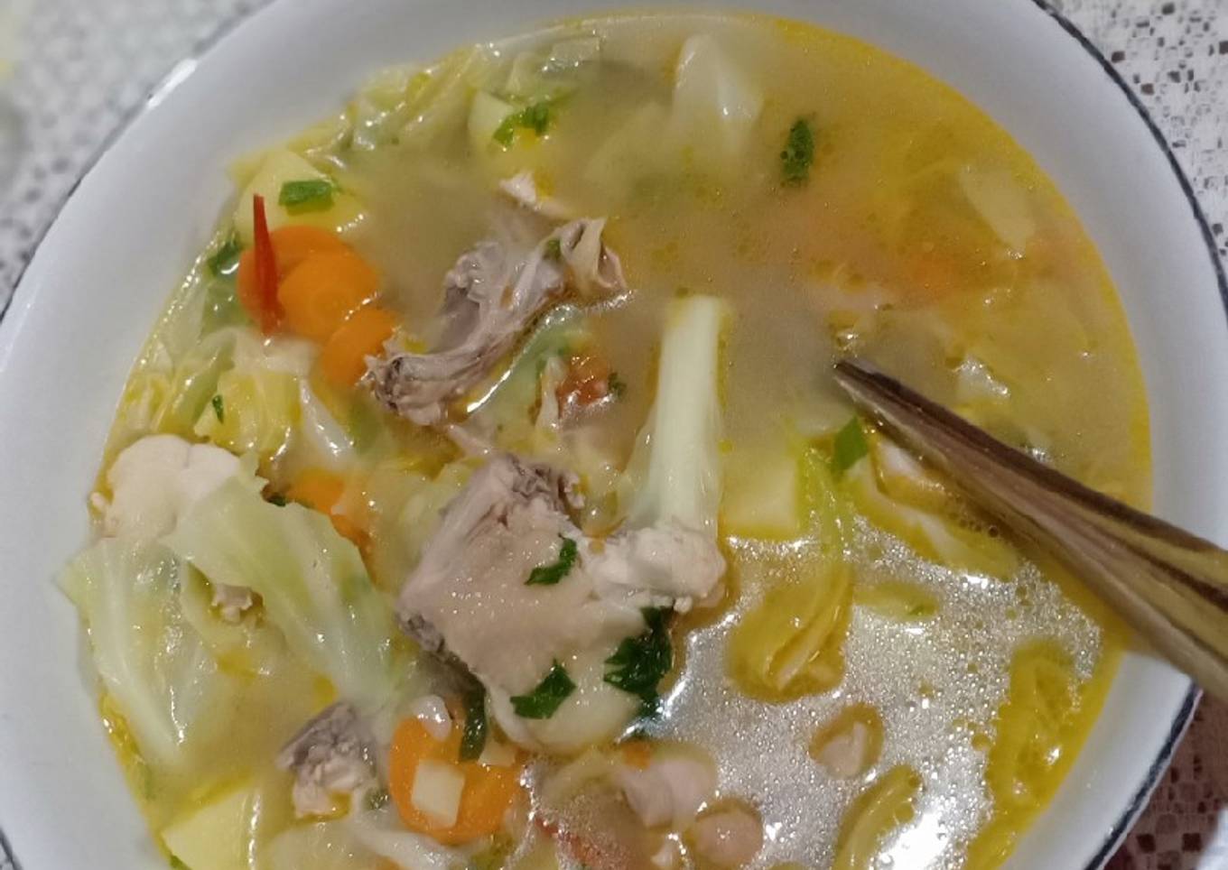 Sop ayam sedap non msg