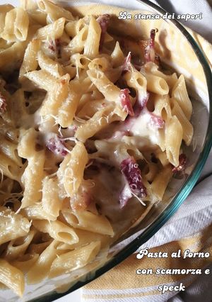 Foto di #193 Pasta al forno con scamorza e speck
