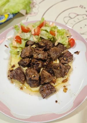 Foto resep Steak and Mashed Potatoes