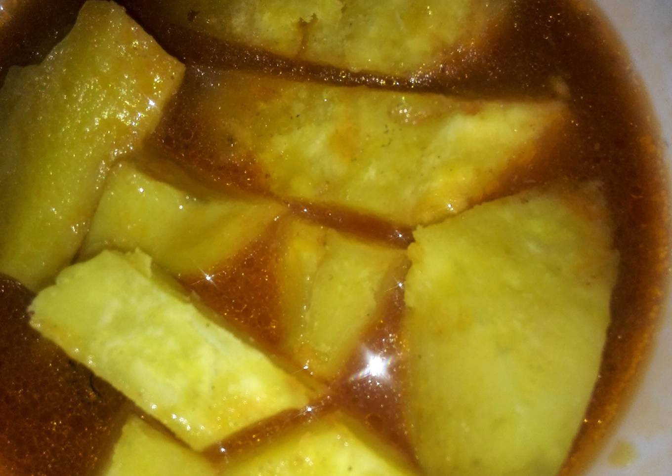 Sweet Potatoes in Beef stew
