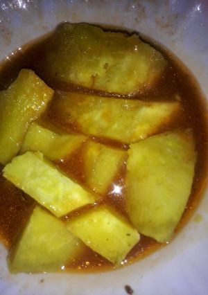 A picture of Sweet Potatoes in Beef stew.