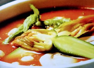 Una foto de Sopa de mazorca
