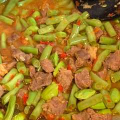รูปของ Oseng Buncis Dan Daging Ala Warteg