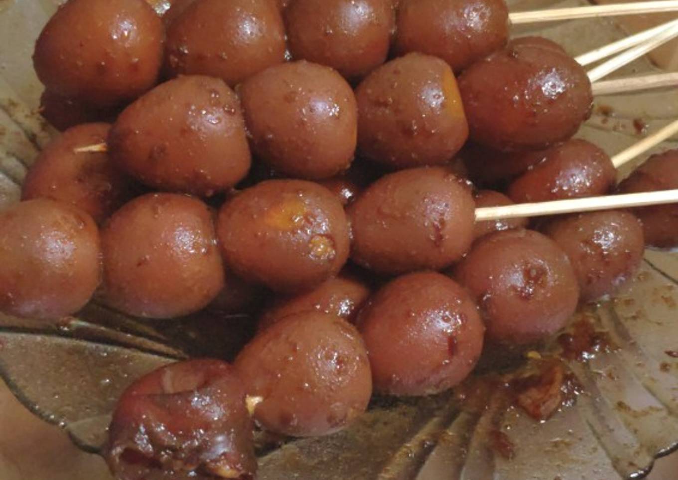 Sate bacem telur puyuh