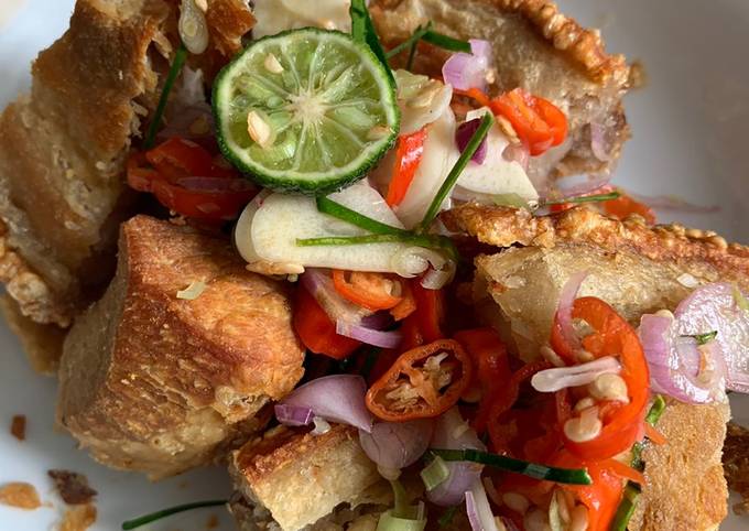 Cara Gampang Membuat Babi Goreng Sambal Matah Kriuuuk, Bikin Ngiler