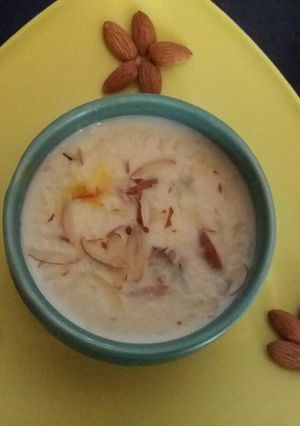 A picture of Rice payassam (kheer).