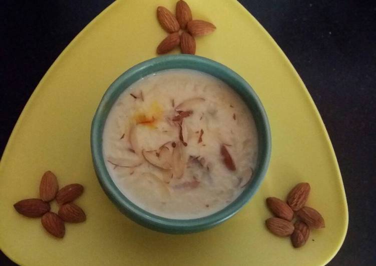Rice payassam (kheer)