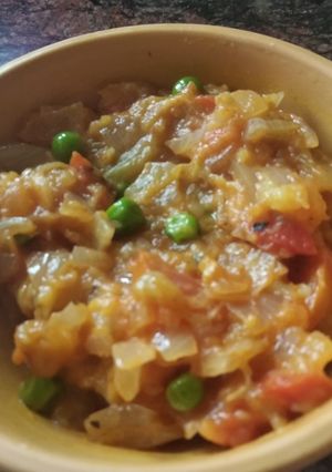 A picture of Baingan ka Bharta.