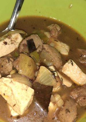 Foto resep Sup Sapi Tahu Organik