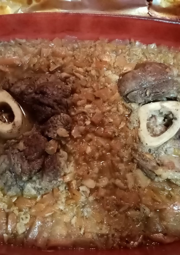 Una foto de Osobuco al horno