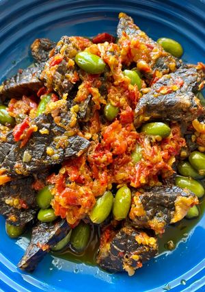 Foto resep Paru Pete Balado
