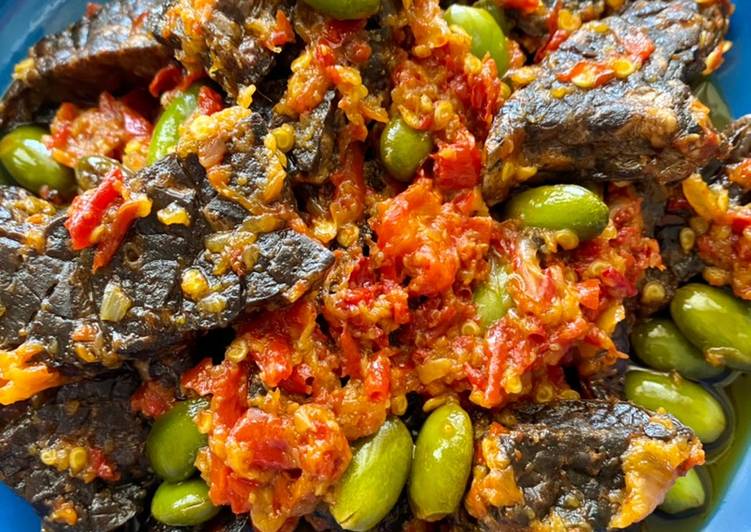 Siap Saji Paru Pete Balado Sedap Nikmat