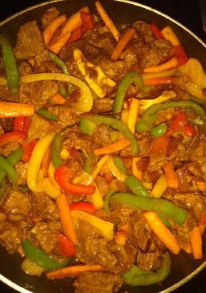 A picture of Beef platter #4week challenge.