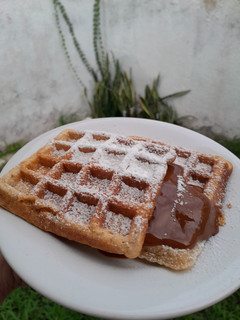 Una foto de Waffles de Avena