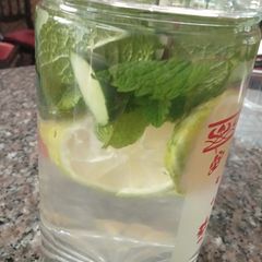 A picture of Flat tummy water #theme challenge.