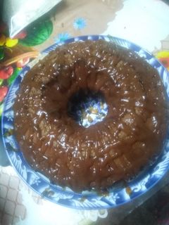 صورة لوصفة كيكة التوفي والتمر