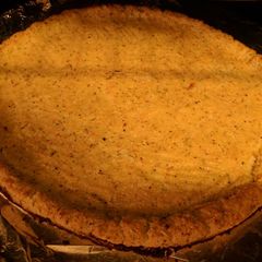 A picture of Cauliflower pizza crust.