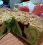 Bagaimana Membuat BeeBoo Bolu panggang empuk Marble coklat-pandan, Enak Banget