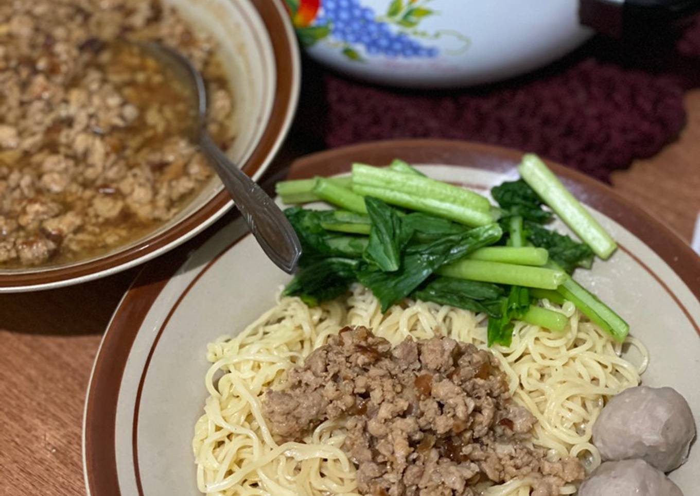 Bakmi / Mie Babi Bakso