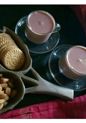 A picture of Kashmiri Pink Tea.
