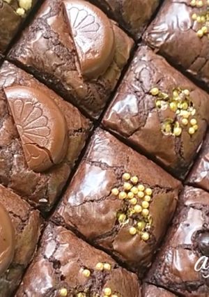 Foto resep Shiny Fudgy Brownies Panggang