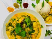 A picture of mix veg palak