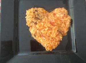 Foto de Risoto de tomate e shitake