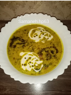 عکسی از دستور آش تره اسفناج 🌺