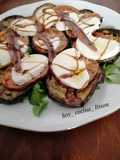 Ensalada de berenjena y Mozzarella
