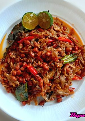 Foto resep Sambal Teri Kacang Goreng Pedas Manis ❤