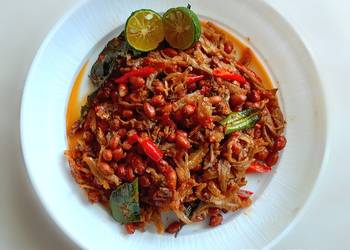 Cara Memasak Cepat Sambal Teri Kacang Goreng Pedas Manis ❤ Lezat Mantap