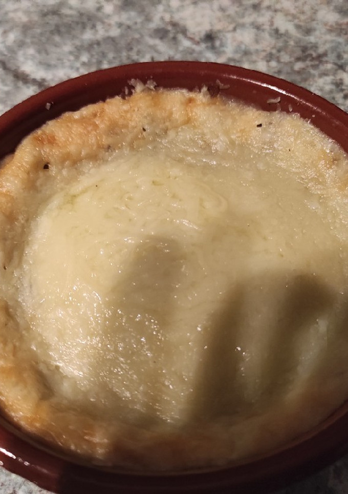 Una foto de Pastel de calabacín y bacalao